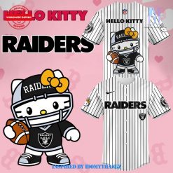 Las Vegas Raiders Hello Kitty 2024 Baseball Jersey