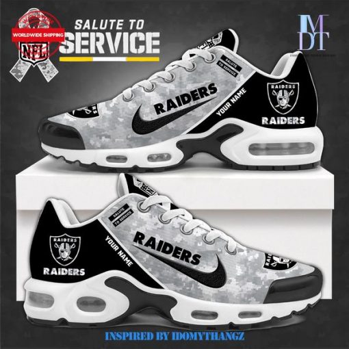 Las Vegas Raiders Nike Arctic Camo 2024 Salute to Service Sport Shoes