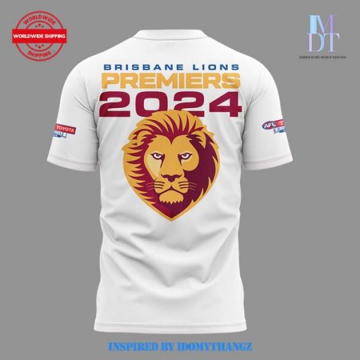 Limited Edition Brisbane 2024 Toyota AFL Premier White Shirt