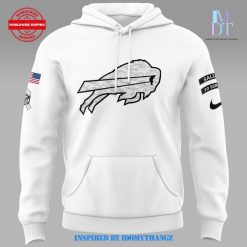 Limited Edition Buffalo Bills Salute to Service White Hoodie