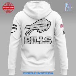 Limited Edition Buffalo Bills Salute to Service White Hoodie