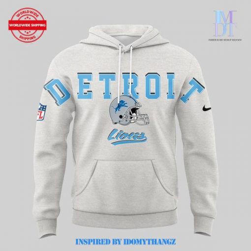 Limited Edition Detroit Lions Gray Hoodie