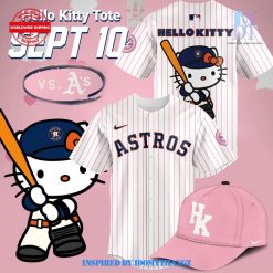 Limited Edition Houston Astros x Hello Kitty Night September 10th Baseball Jersey 1