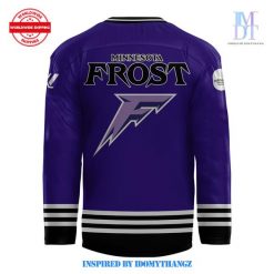 Limited Edition Minnesota Frost 2024 NHL Hockey Jersey