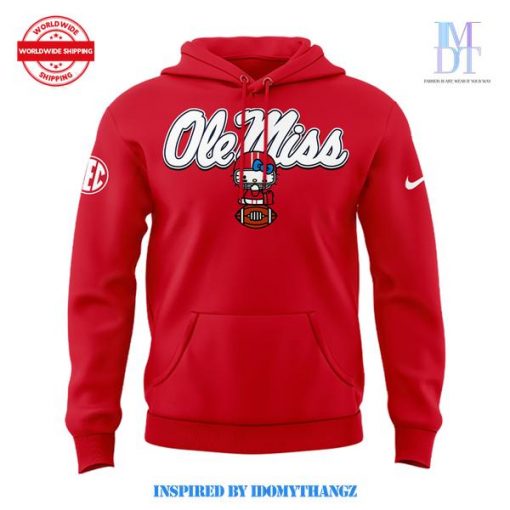 Limited Edition Ole Miss Rebels x Hello Kitty Hoodie