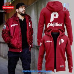 Limited Edition Philadelphia Phillies Old Logo Zip Hoodie