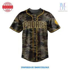 Limited Edition San Diego Padres Custom Name Camo Jersey