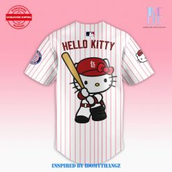 Limited Edition St Louis Cardinals x Hello Kitty Night September Baseball Jersey 3