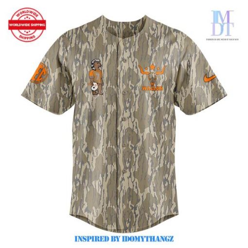 Limited Edition Tennessee x Morgan Wallen Baseball Jersey Camo