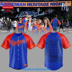 Limited Edition Happy Dodgers Armenian Heritage Night Baseball Jersey