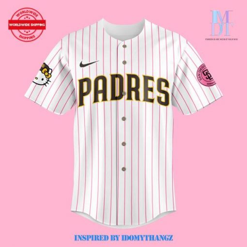 San Diego Padres x Hello Kitty Night 2024 Jersey