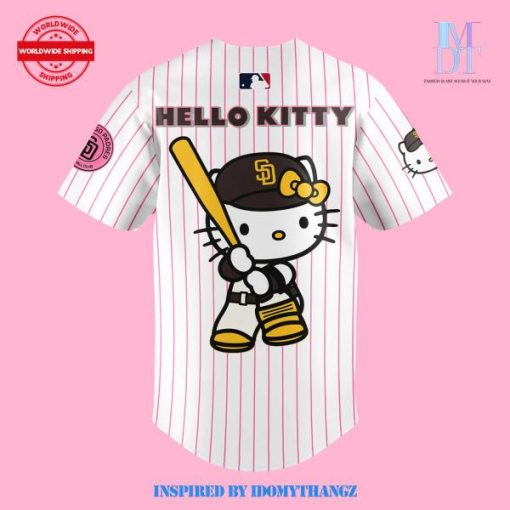 San Diego Padres x Hello Kitty Night 2024 Jersey