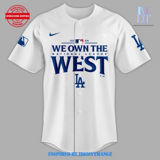 Los Angeles Dodgers 2024 NL West Champions Jersey