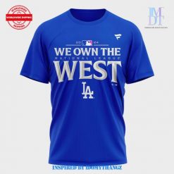 Los Angeles Dodgers 2024 NL West Division Champions Locker Room Shirt