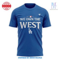 Los Angeles Dodgers Fanatics Royal NL West Division Champions 2024 Shirt