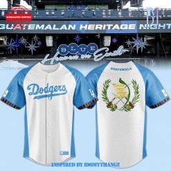 Los Angeles Dodgers Guatemalan Heritage Night 2024 Baseball Jersey