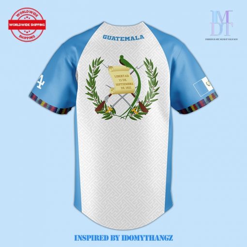 Los Angeles Dodgers Guatemalan Heritage Night 2024 Baseball Jersey