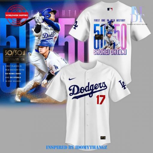 Los Angeles Dodgers x SHOHEI OHTANI 50-50 CLUB Baseball Jersey