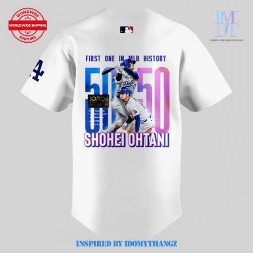 Los Angeles Dodgers x SHOHEI OHTANI 50-50 CLUB Baseball Jersey