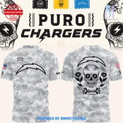 Los Angeles Puro Salute Chargers Tshirt