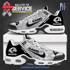 Los Angeles Rams Nike Arctic Camo 2024 Salute to Service Sport Shoes