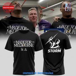 Melbourne Storm 2024 Made For Melbourne Black Shirt