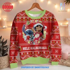 Mele Kalikimaka Lilo and Stitch Sweater