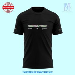 Mercedes F1 Team x Mens 2024 Singapore Special Edition Tee Shirt