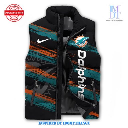 Miami Dolphins Ultra Dolphins Sleeveless Puffer Jacket