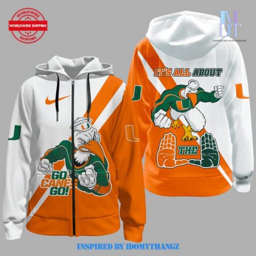 Miami Hurricanes Football Go Canes Go Hoodie