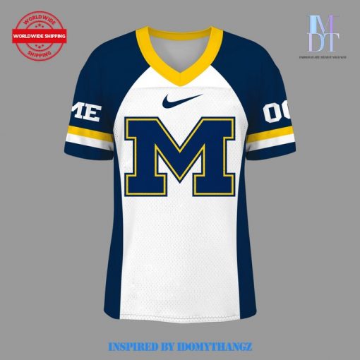 Michigan Wolverines Hail To The Victors Football Jersey