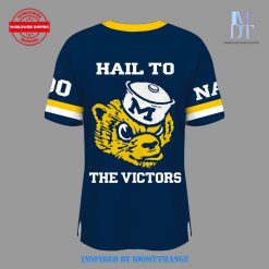 Michigan Wolverines Hail To The Victors Football Jersey