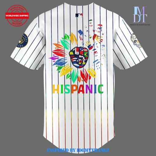 Milwaukee Brewers 2024 Hispanic Heritage Month Baseball Jersey