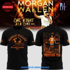 Morgan Wallen Live In Knoxville Tennessee 2024 Black Nike T-Shirt