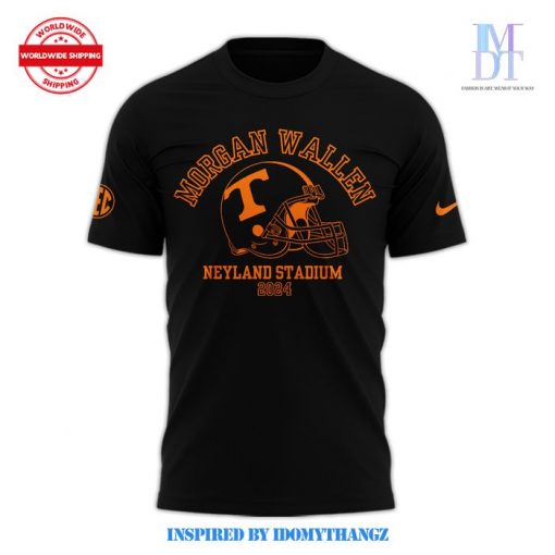 Morgan Wallen Live In Knoxville Tennessee 2024 Black Nike T-Shirt