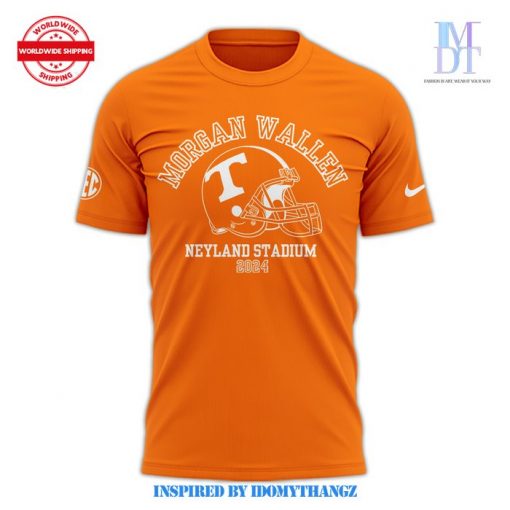 Morgan Wallen Live In Knoxville Tennessee 2024 Orange Nike T-Shirt