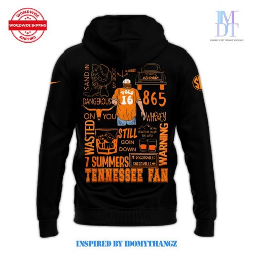 Morgan Wallen Neyland Stadium 2024 Black Hoodie