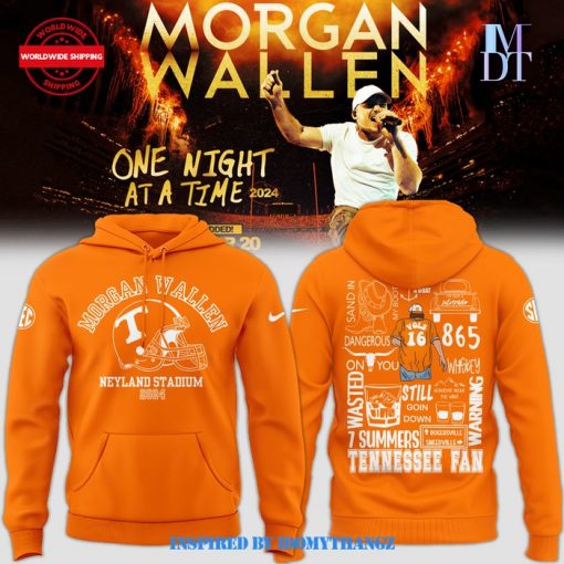 Morgan Wallen Neyland Stadium 2024 Orange Hoodie