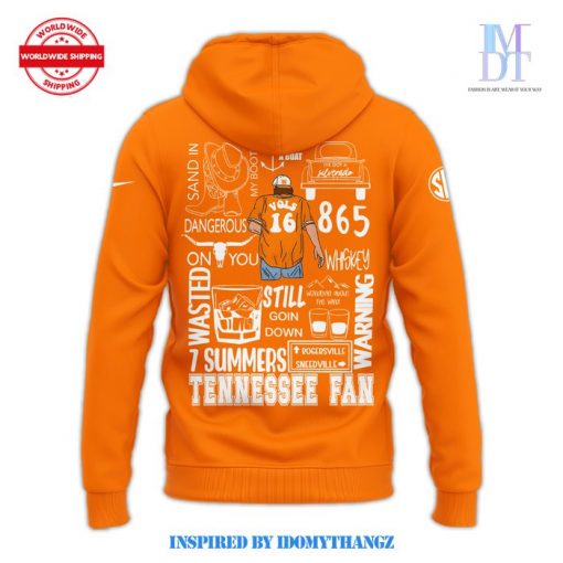 Morgan Wallen Neyland Stadium 2024 Orange Hoodie