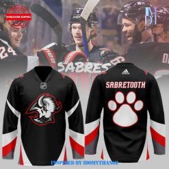 NHL Buffalo Sabres Sabertooth Hockey Jersey