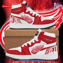 NHL Detroit Red Wings Custom Air Jordan 1