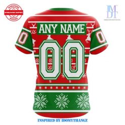 NHL Edmonton Oilers Christmas Is Coming Santa Claus Shirt