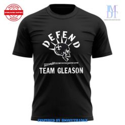 New Orleans Saints Defend Team Gleason Black T-Shirt