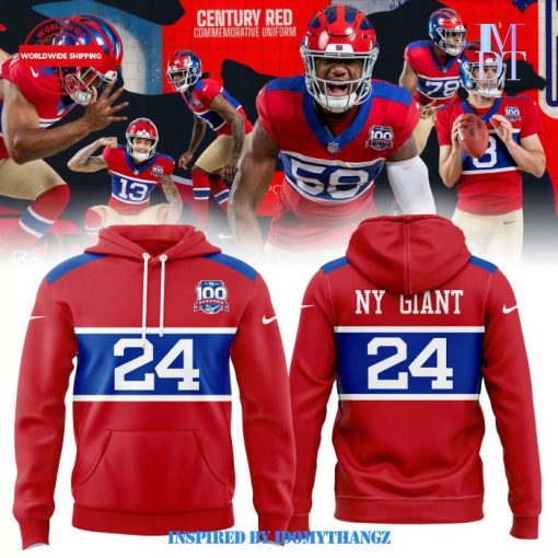 New York Giants Unveil 1933 Throwback Hoodie