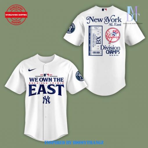 New York Yankees 2024 AL East Division Champions Jersey