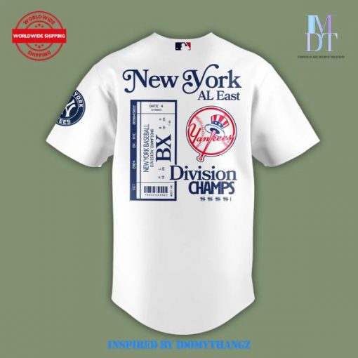 New York Yankees 2024 AL East Division Champions Jersey