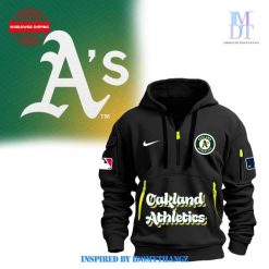 Oakland Athletics 2024 Half Zip Hoodie