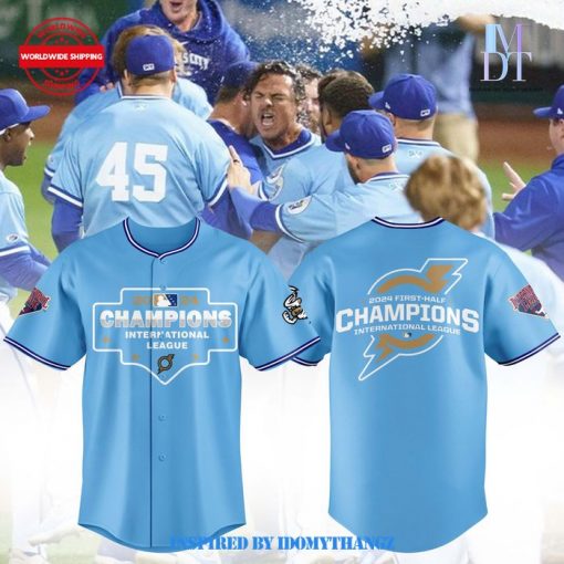 Omaha Storm Chasers International League Championship 2024 Baseball Jersey