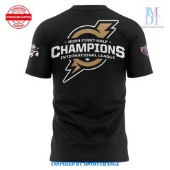 Omaha Storm Chasers International League Championship 2024 Black T-Shirt