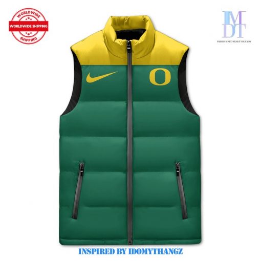 Oregon Ducks Just Duck It Puffer Sleeveless Jacket